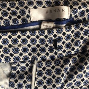 Kenar Printed Dress Pants